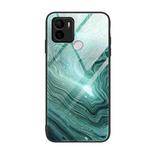 For Xiaomi Redmi A1+ Marble Pattern Glass Phone Case(Water Waves)