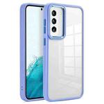 For Samsung Galaxy S23 5G Clear Acrylic Soft TPU Phone Case(Lavender Purple)