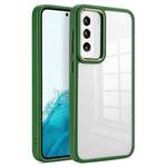 For Samsung Galaxy S23+ 5G Clear Acrylic Soft TPU Phone Case(Green)