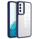 For Samsung Galaxy S23+ 5G Clear Acrylic Soft TPU Phone Case(Navy Blue)