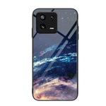 For Xiaomi 13 Colorful Painted Glass Phone Case(Starry Sky)