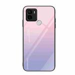 For Xiaomi Redmi A1+ Colorful Painted Glass Phone Case(Purple Sky)