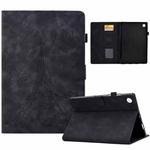 For Huawei MatePad T 10s Tower Embossed Leather Tablet Case(Black)