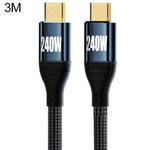 PD 240W Type-C to Type-C Fast Charge Data Cable, Length:3m