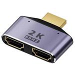 2 in 1 2K 60Hz HDMI Adapter with Indicator Lights