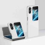 For OPPO Find N2 Flip Skin Feel PC Phone Case(White)