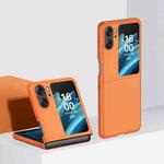 For OPPO Find N2 Flip Skin Feel PC Phone Case(Orange)