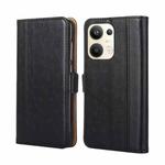 For OPPO Reno9 Pro+ 5G Ostrich Texture Flip Leather Phone Case(Black)