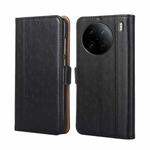 For vivo X90 Pro 5G Ostrich Texture Flip Leather Phone Case(Black)