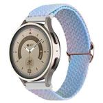 20mm Universal Weave Gradient Color Watch Band(Blue Pink)