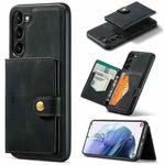 For Samsung Galaxy S23 5G JEEHOOD Retro Magnetic Detachable Wallet Phone Case(Black)