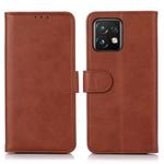 For Motorola Moto X40 Pro Cow Texture Leather Phone Case(Brown)