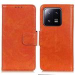 For Xiaomi 13 Pro Nappa Texture Leather Phone Case(Orange)
