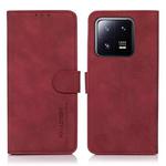 For Xiaomi 13 Pro KHAZNEH Matte Texture Leather Phone Case(Red)