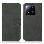 For Xiaomi 13 KHAZNEH Matte Texture Leather Phone Case(Green)