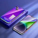 For iPhone 14 Colorful Stainless Steel Phone Case(Colorful)