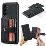 For Samsung Galaxy S23 5G JEEHOOD RFID Anti-Theft Wallet Magnetic Leather Phone Case(Black)