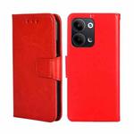 For OPPO Reno9 5G / Reno9 Pro 5G Crystal Texture Leather Phone Case(Red)