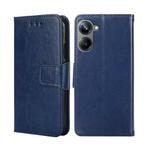 For Realme 10 Pro 5G Crystal Texture Leather Phone Case(Royal Blue)