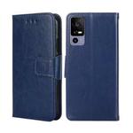 For TCL 40R 5G Crystal Texture Leather Phone Case(Royal Blue)