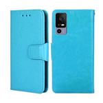 For TCL 40R 5G Crystal Texture Leather Phone Case(Sky Blue)