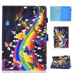 For iPad Pro 10.5 2019 Horizontal TPU Painted Flat Feather Case Anti-skid strip with Sleep Function & Pen Cover & Card Slot & Holder(Music Butterfly)