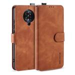 For Xiaomi Redmi K30 Pro DG.MING Retro Oil Side Horizontal Flip Case with Holder & Card Slots & Wallet(Brown)