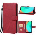 For Infinix Smart 7 Leather Phone Case(Red)