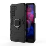 For Huawei nova 7 SE Shockproof PC + TPU Protective Case, with Magnetic Ring Holder(Black)
