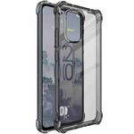 For Nokia X30 5G imak Shockproof Airbag TPU Phone Case(Transparent Black)