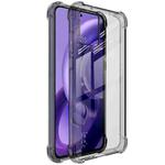 For Motorola Edge 30 Neo 5G imak Shockproof Airbag TPU Phone Case(Transparent Black)