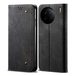 For vivo X90 Denim Texture Leather Phone Case(Black)