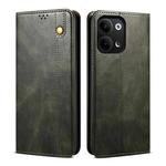 For OPPO Reno9 Pro Oil Wax Crazy Horse Texture Leather Phone Case(Green)