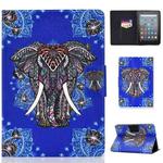 For Amazon Kindle Youth Version 2022 Voltage Colored Drawing Smart Leather Tablet Case(Elephant)