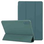 For Xiaomi Redmi Pad 10.61 2022 Three-fold Holder Flip Tablet Leather Case(Dark Green)