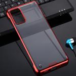 For Galaxy S20 Plus SULADA Borderless Drop-proof Vacuum Plating PC Case(Red)