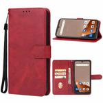 For Blackview BV5200 Pro Leather Phone Case(Red)