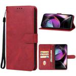For Motorola Moto G 5G 2023 Leather Phone Case(Red)