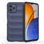 For Huawei nova Y61 Magic Shield TPU + Flannel Phone Case(Dark Blue)