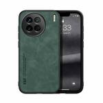 For vivo X90 Skin Feel Magnetic Leather Back Phone Case(Green)
