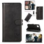 For Huawei P40 Lite Embossed Happy Cat Pattern Horizontal Flip Leather Case with Holder & Card Slots & Wallet(Black)