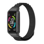 For Huawei Band 7 / 7 NFC MIJOBS Nylon Breathable Watch Band(Black)