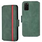 For Galaxy S20+ Vintage Matte Oil-edge Horizontal Flip Leather Case with Bracket & Card Slots(Green)