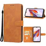 For Xiaomi Redmi 12C Leather Phone Case(Brown)