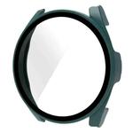 For Xiaomi Watch S2 42mm PC + 9H Tempered Glass Integrated Protective Watch Case(Pine Green)