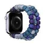Simple Bodhi Beads Watch Band For Apple Watch Ultra 49mm / Series 8&7 45mm / SE 2&6&SE&5&4 44mm / 3&2&1 42mm(Bodhi Blue)