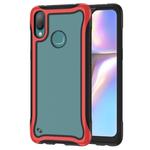 For Galaxy A10s Blade Series Transparent AcrylicProtective Case(Red)