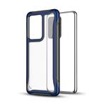 For Galaxy S20 Blade Series Transparent AcrylicProtective Case(Navy Blue)