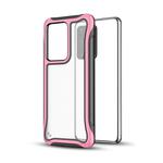 For Galaxy S20 Blade Series Transparent AcrylicProtective Case(Pink)