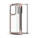 For Galaxy S20 Blade Series Transparent AcrylicProtective Case(Rose Gold)